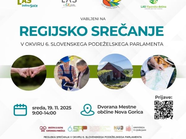 VABILO NA REGIJSKO SREČANJE GORIŠKE REGIJE